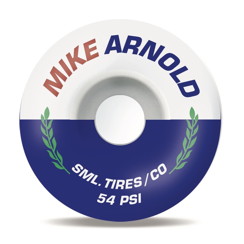 sml. Skateboard Wheels Street Tires Mike Arnold *NATURAL URETHANE AG Formular V - Cut XL