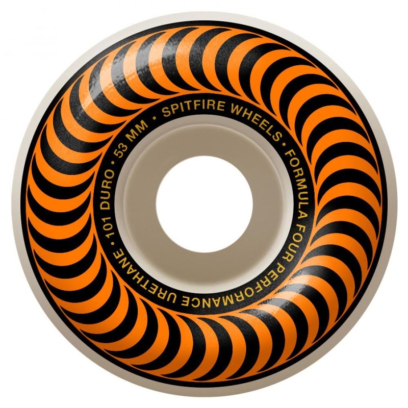 Spitfire Formula Four Skateboard Wheels Classics 101 - Orange