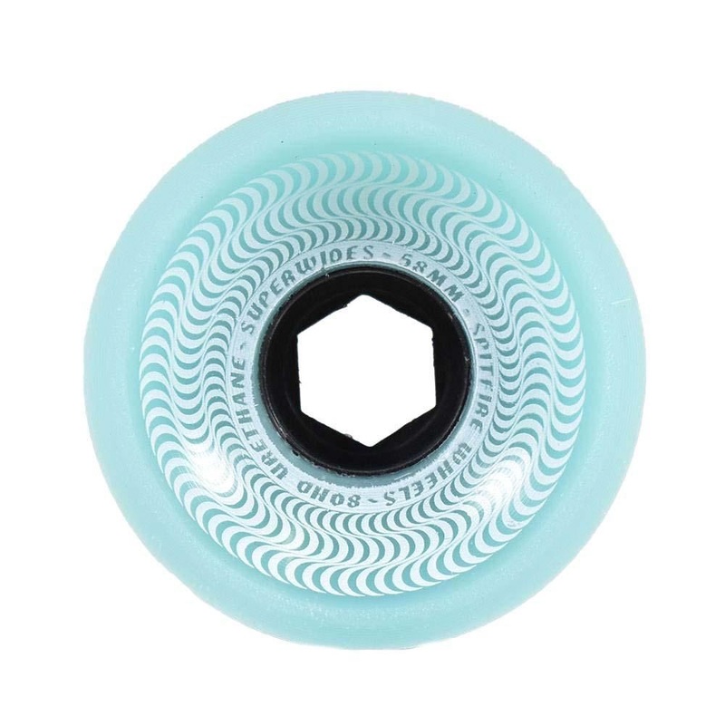 Spitfire Skateboard Wheels 80HD Superwide Seafoam Blue - Seafoam Blue