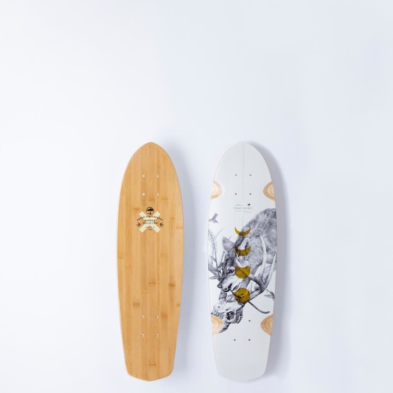 Arbor Cruiser Bamboo Pocket Rocket Skateboard Deck - 7.75"