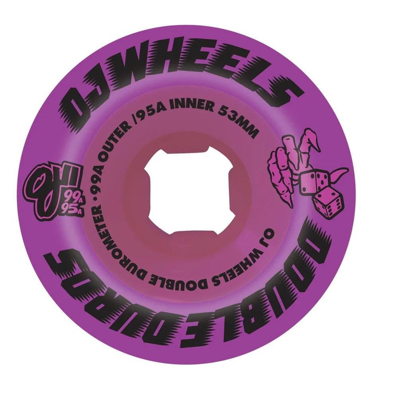OJ Double Duro Skateboard Wheels Double Duro 99a/95a - Purple