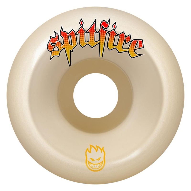Spitfire Formula Four Skateboard Wheels 99 Venom Script Conical Full - White