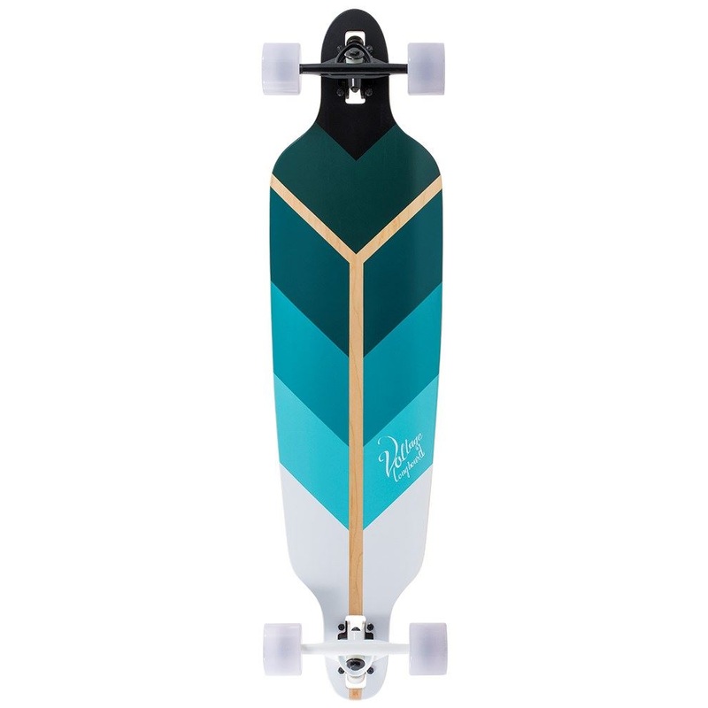 Voltage Directional DT Green Complete Longboard - 39.75"