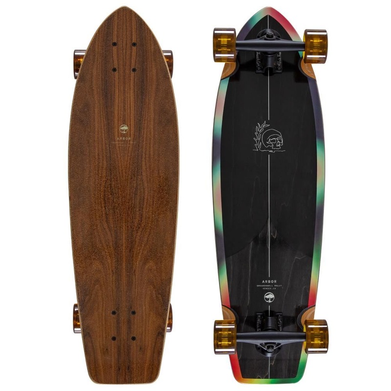 Arbor Cruiser Complete Groundswell Rally Complete Longboard - 8.875" x 30.5"