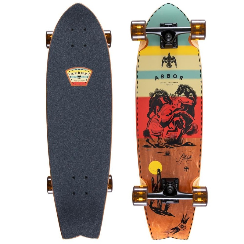 Arbor Cruiser Complete Jess Mudgett Sizzler Complete Longboard - 8.625" x 30.5"