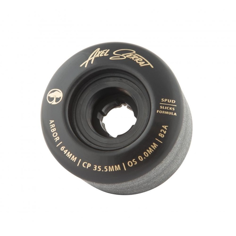 Arbor Signature Skateboard Wheels Spud Axel Serrat 82a - Black