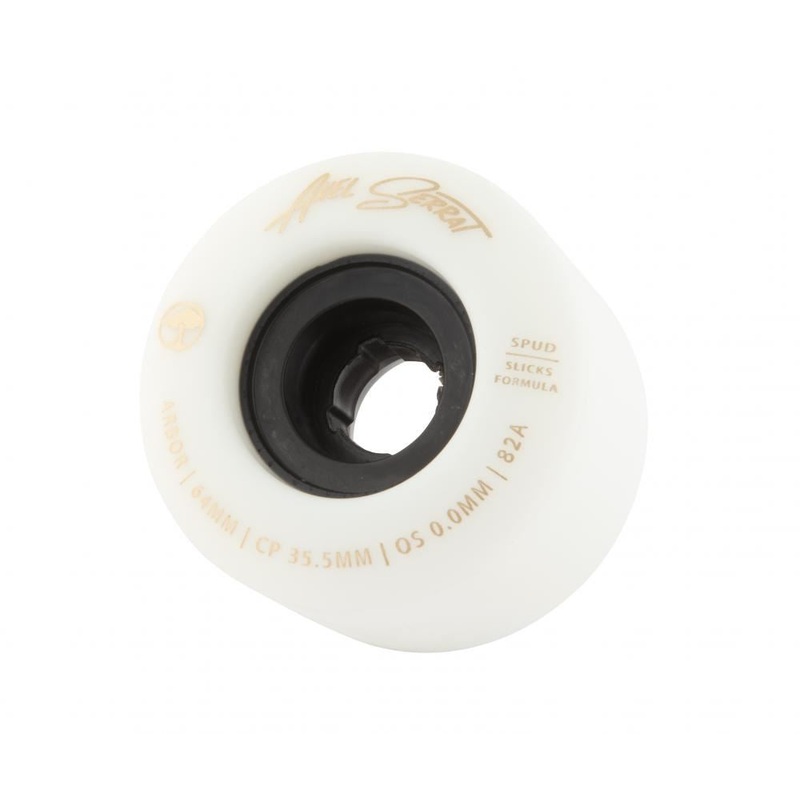 Arbor Signature Skateboard Wheels Spud Axel Serrat 82a - White