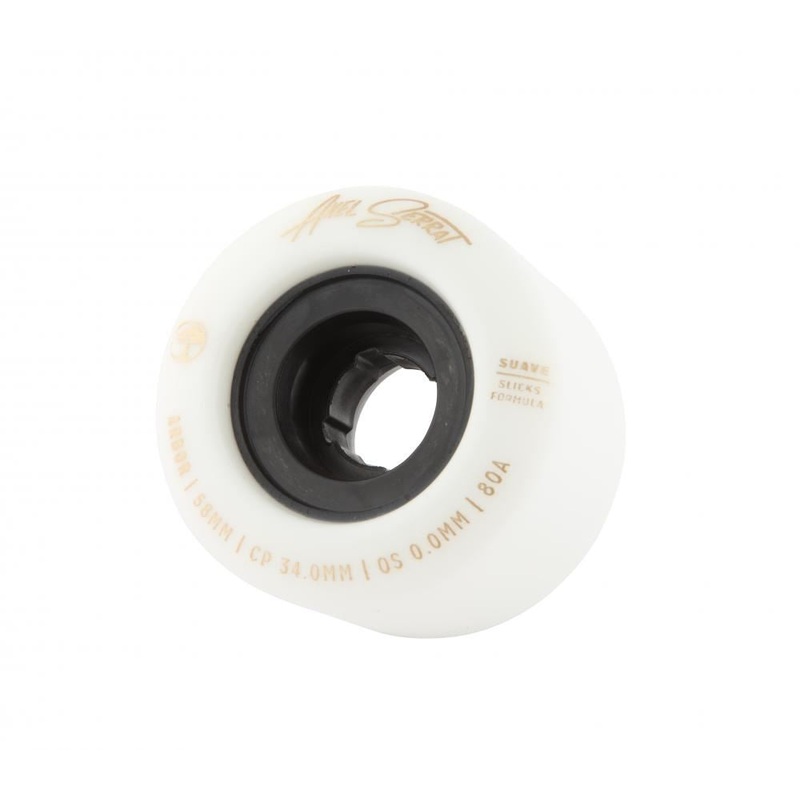 Arbor Signature Skateboard Wheels Suave Axel Serrat 80a - White