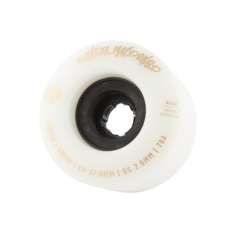 Arbor Signature Skateboard Wheels Vice Daniel MacDonald 78a - White