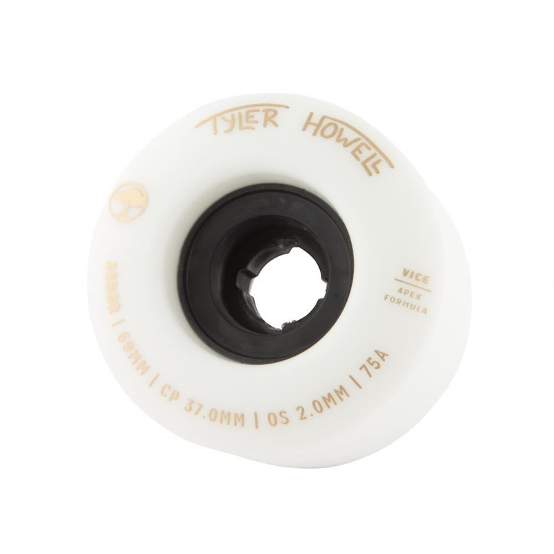 Arbor Signature Skateboard Wheels Vice Tyler Howell 75a - White