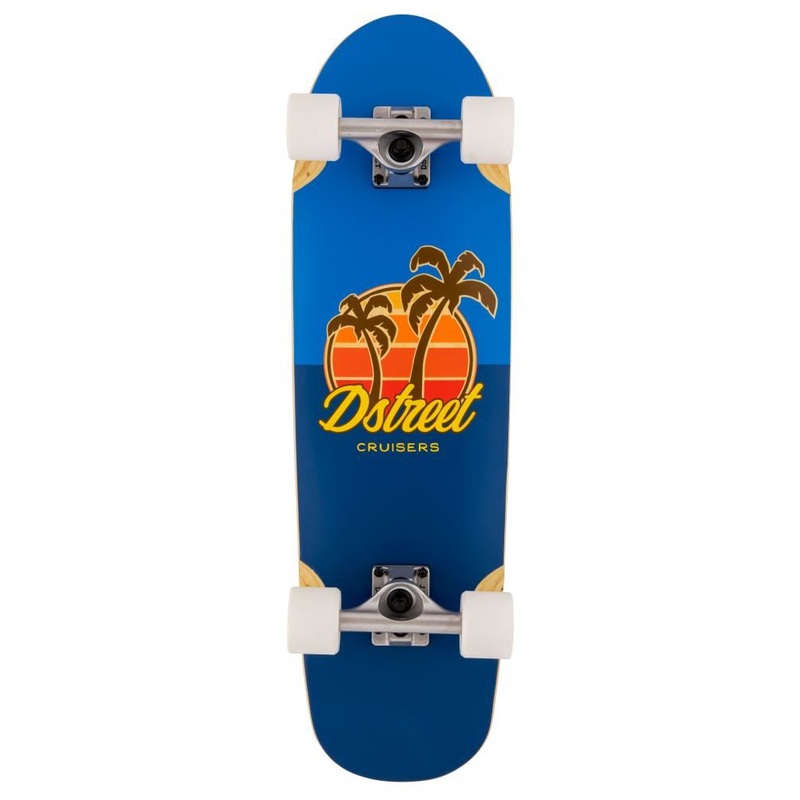 D Street Cruiser Palm Complete Cruiser Skateboard - 8.38 x 29.5
