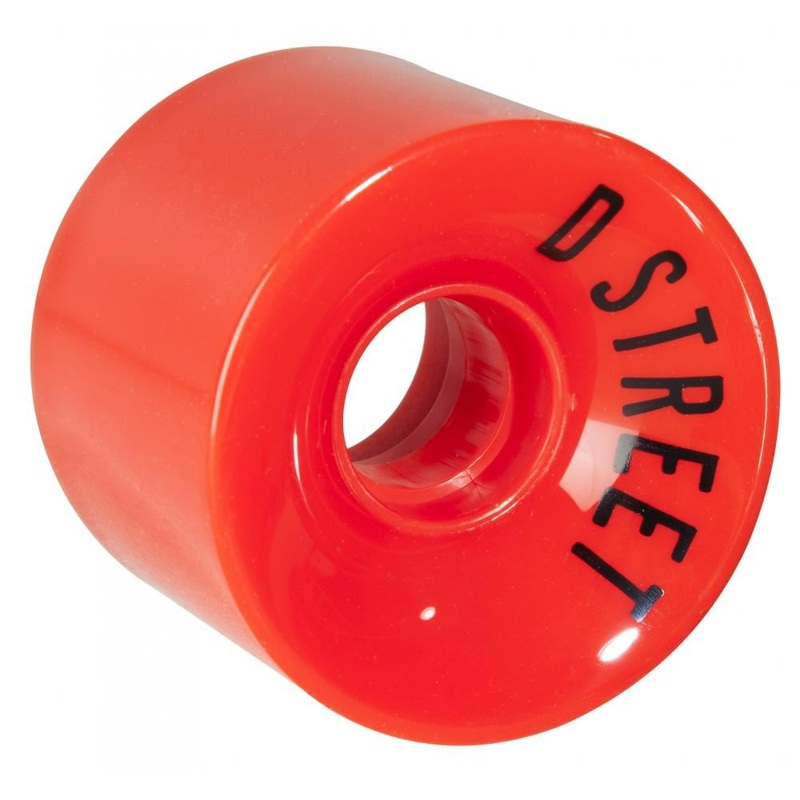 D Street Skateboard Wheels 59 Cent 78A (4 Pack) - Red