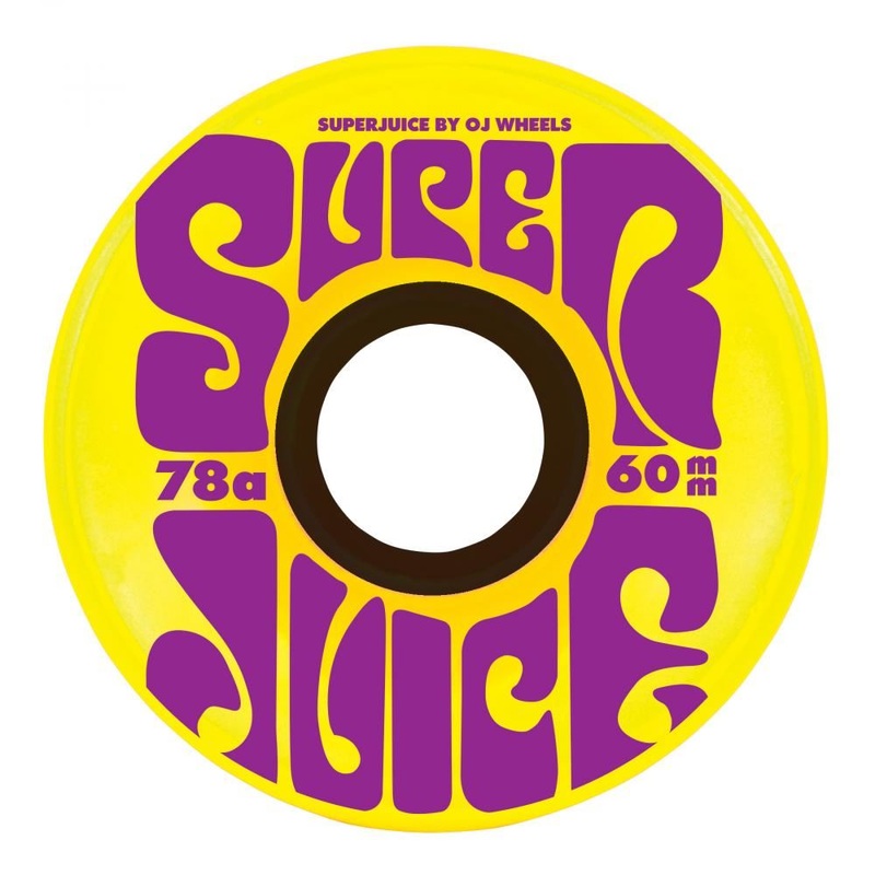 OJ Soft Skateboard Wheels Super Juice 78a - Yellow