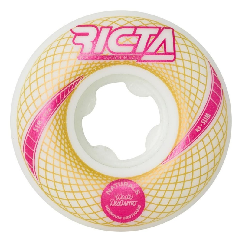 Ricta Skateboard Wheels Desarmo Vortex Nat Slim 99a - White