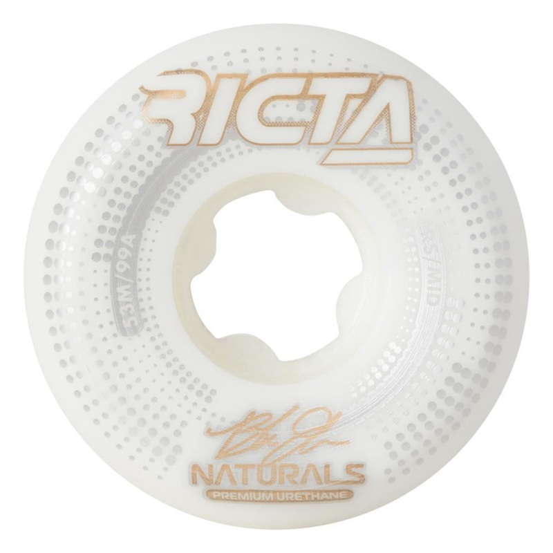 Ricta Skateboard Wheels Johnson Source Natural Mid 99a - White