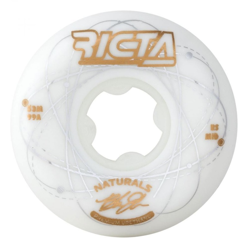 Ricta Skateboard Wheels Orbital Naturals Mid 99a - White
