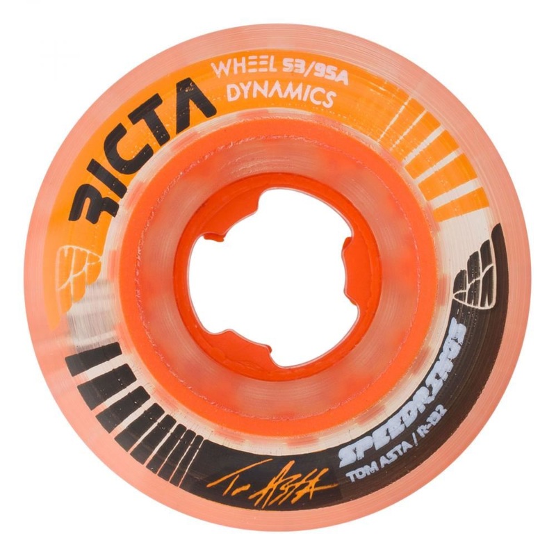 Ricta Skateboard Wheels Speedrings Slim 95a - Orange
