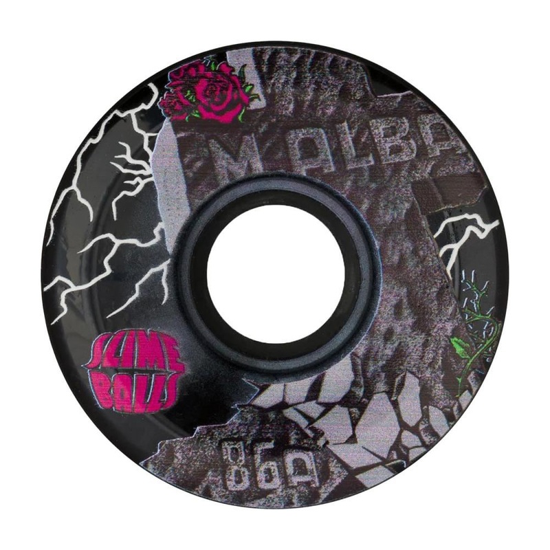 Slime Balls Skateboard Wheels Malba OG 86a - Black