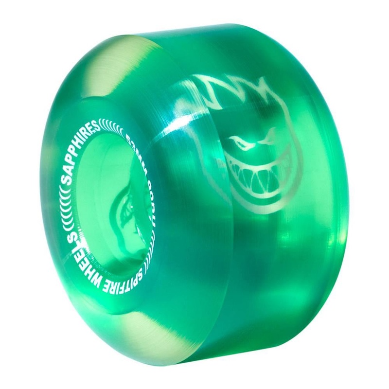 Spitfire Soft Skateboard Wheels Sapphire Radial 90D - Green