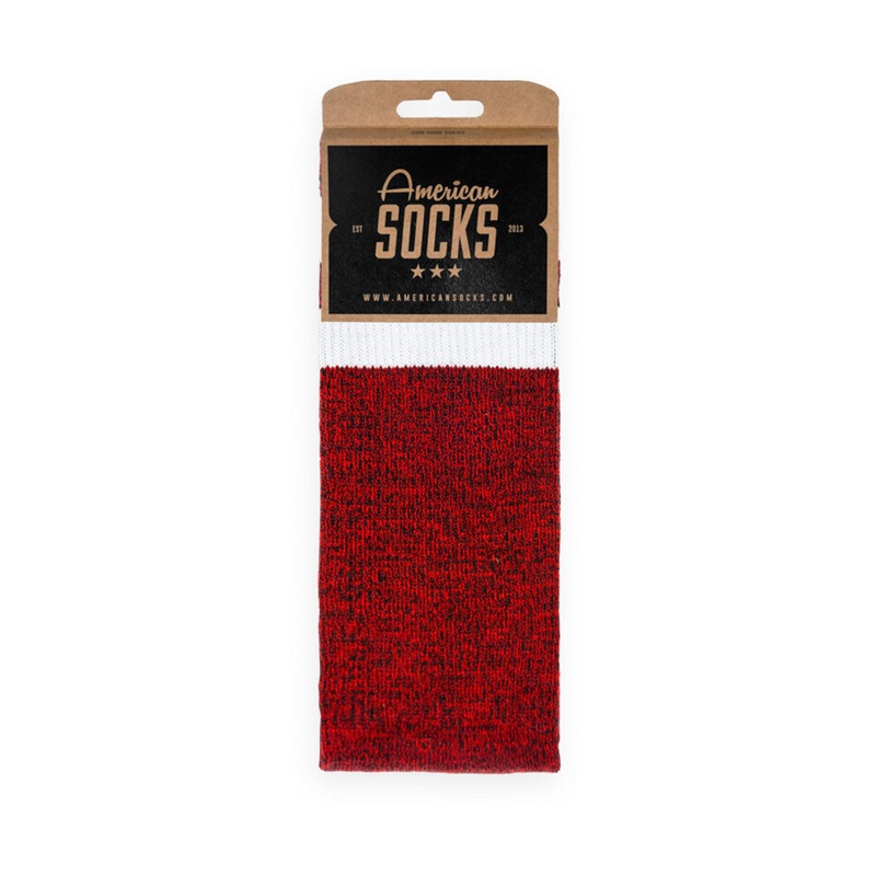 American Socks BTN - Red Noise