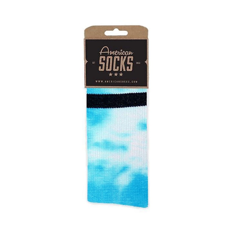 American Socks Tie Dye - Mist - Mid High