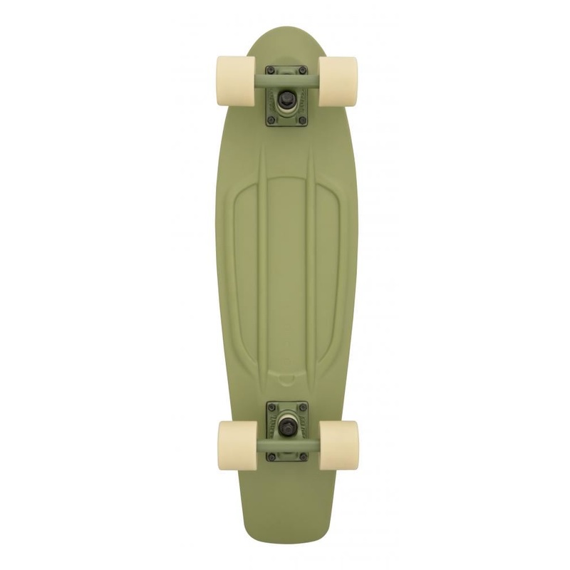 D Street Cruiser Army Green Complete Cruiser Skateboard - 6.9" x 27.0"
