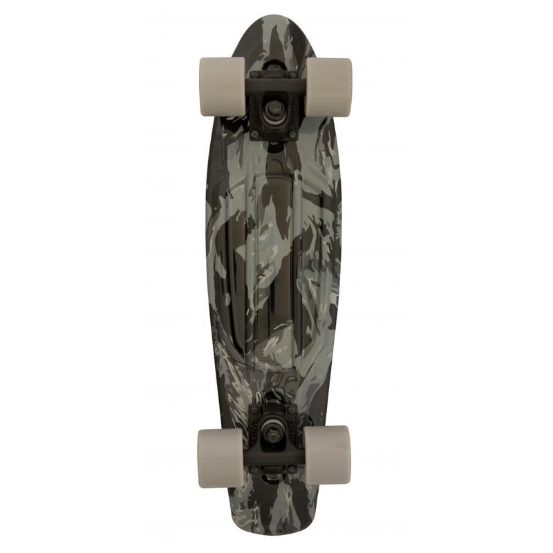 D Street Cruiser Black Camo Complete Cruiser Skateboard - 5.8" x 23.0"