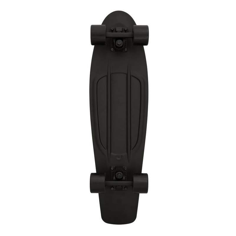 D Street Cruiser Triple Black Complete Cruiser Skateboard - 6.9" x 27.0"