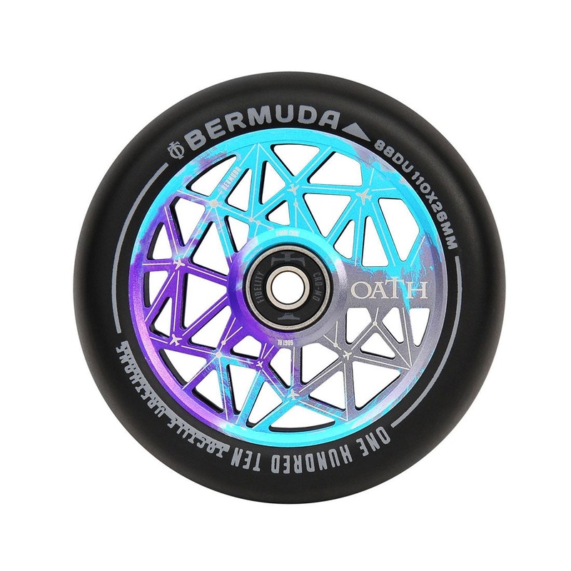 Oath Bermuda 110mm Wheel - Blue/Purple/Titanium