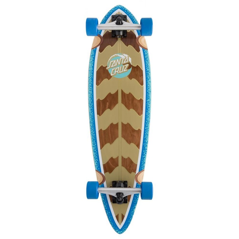 Santa Cruzer Complete Stipple Wave Dot Pintail - 9.2" x 33.0"