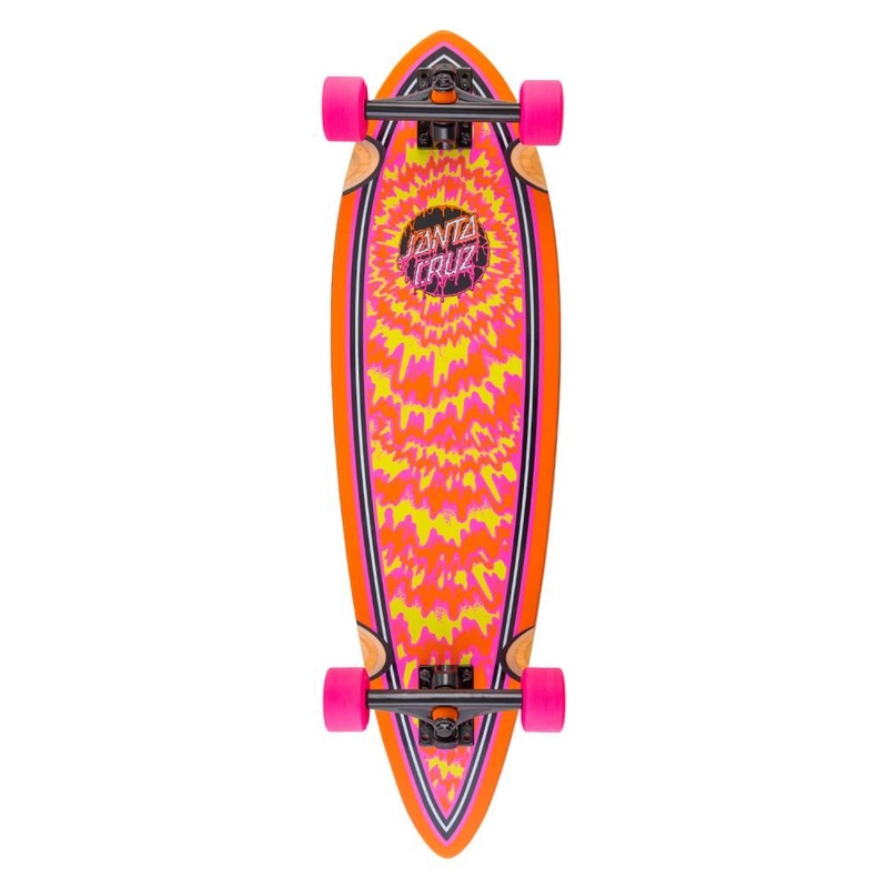 Santa Cruzer Complete Toxic Dot Pintail - 9.2" x 33"