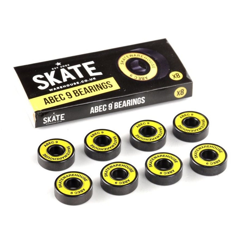 Skatewarehouse Abec 9 Skateboard Bearings