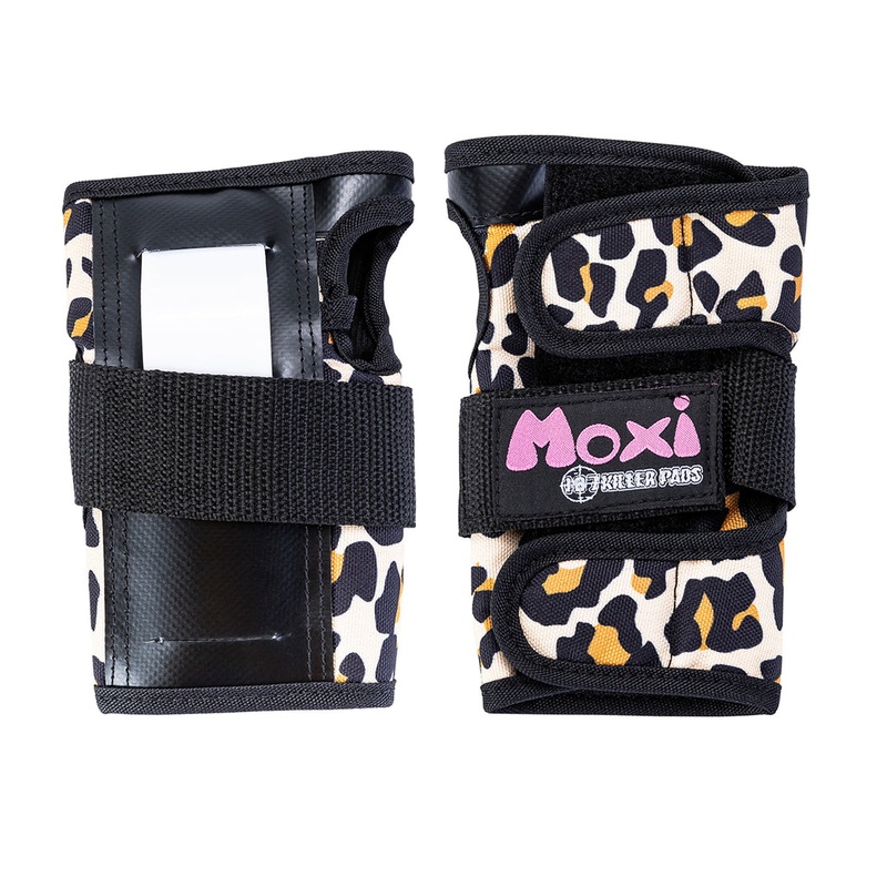 187 Wrist Guards - Moxi Leopard