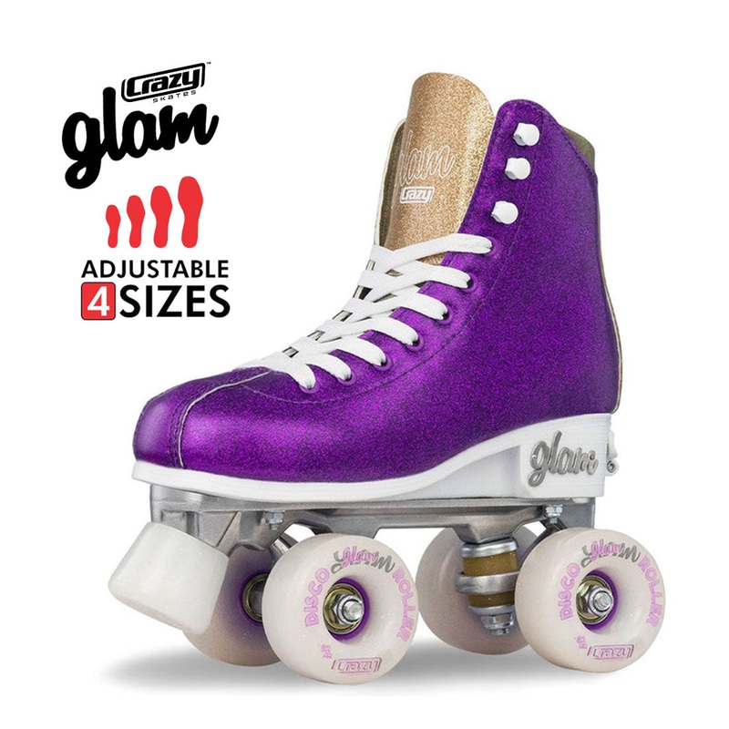 Crazy Disco Glam Purple/Gold - Kids Adjustable