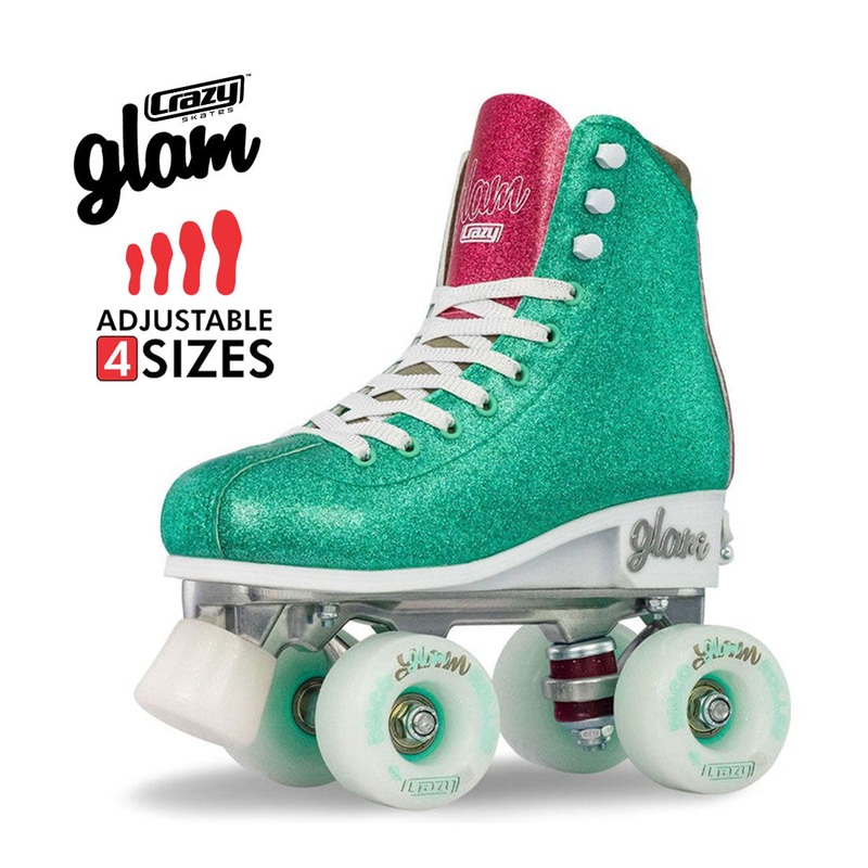 Crazy Disco Glam Teal/Pink - Kids Adjustable