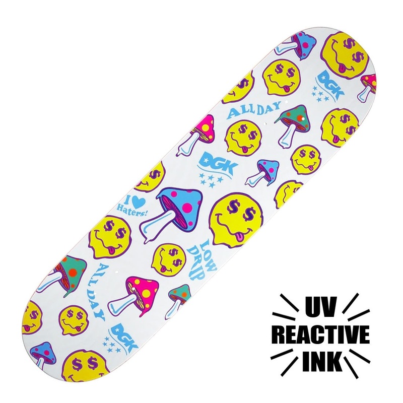 DGK Happy Drip 8.25 UV Ink Deck
