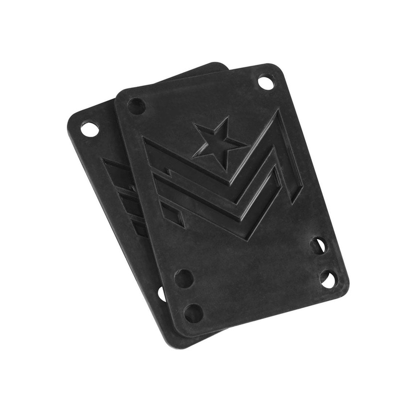 Mini Logo 0.1 Rubber Riser Pads 2pk