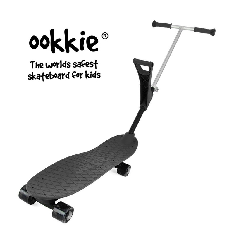 Ookkie Learner Skateboard - Black