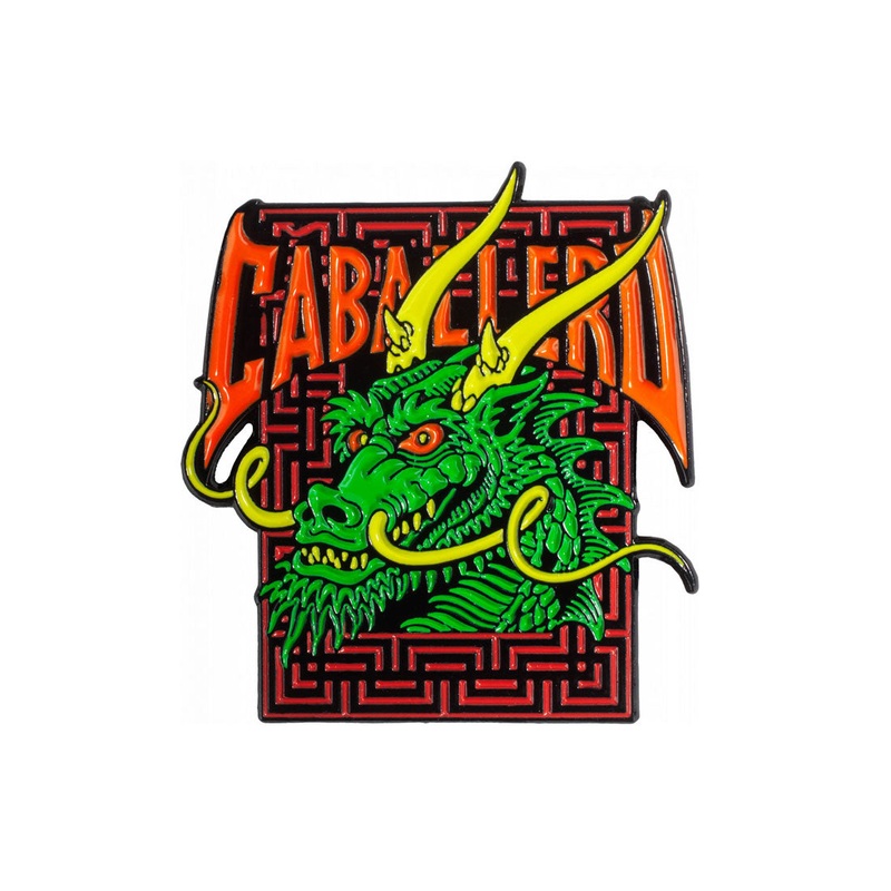 Powell Peralta Cab Street Dragon Lapel Pin - Green