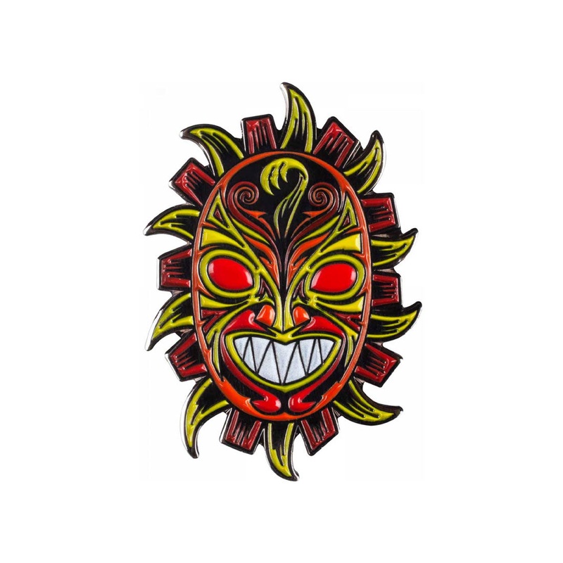 Powell Peralta Guerrero Mask Lapel Pin - Glow