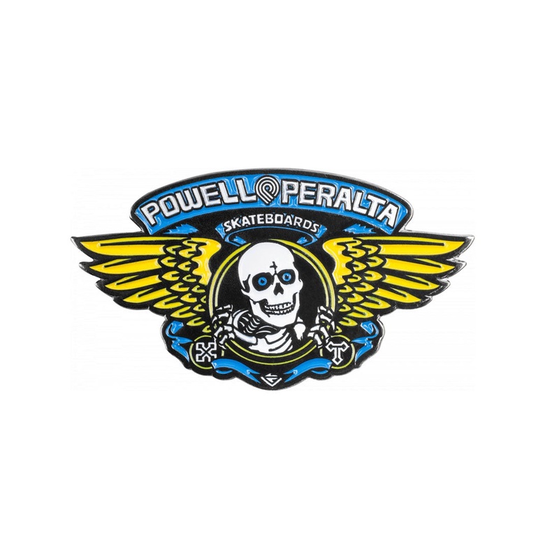 Powell Peralta Winged Ripper Lapel Pin - Blue
