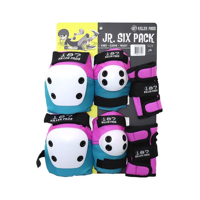 187 Six-Pack Youth - Pink/Teal