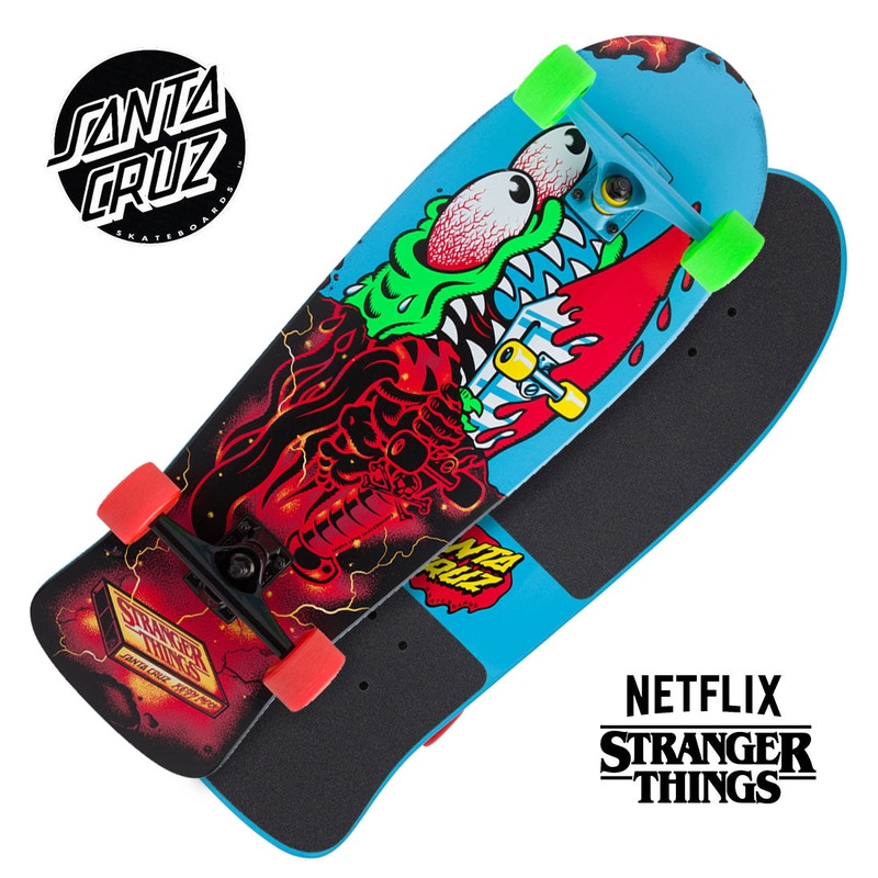 Santa Cruz x Stranger Things Meek Slasher 31.1 Cruzer Complete