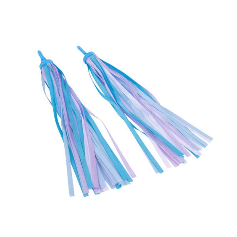 I-Glide Scooter Ribbons - Blue/White