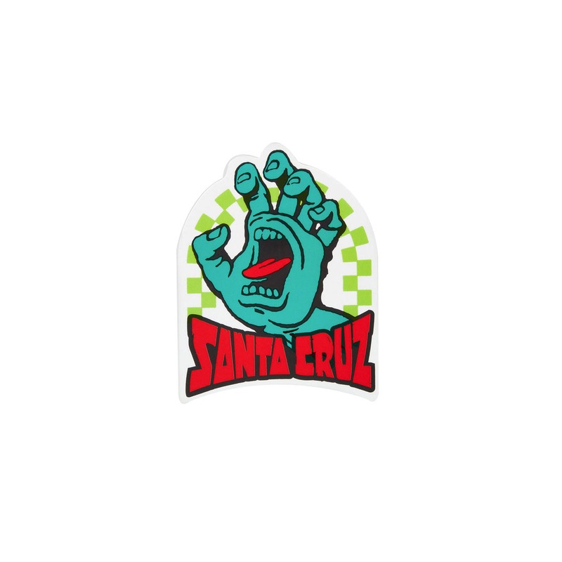 Santa Cruz Arch Check Hand Sticker