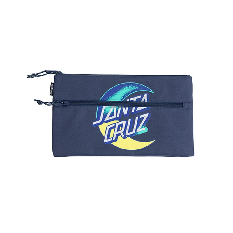 Santa Cruz Dark Arts Moon Dot Pencil Case - Navy