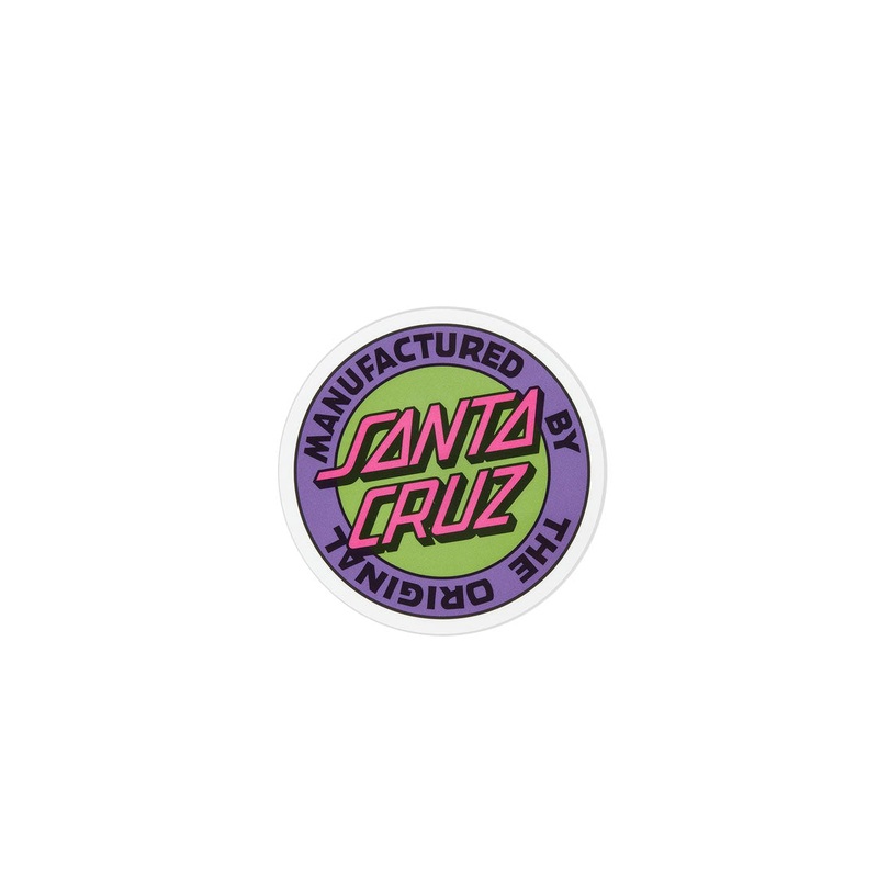 Santa Cruz MFG Retro Dot Sticker - Green