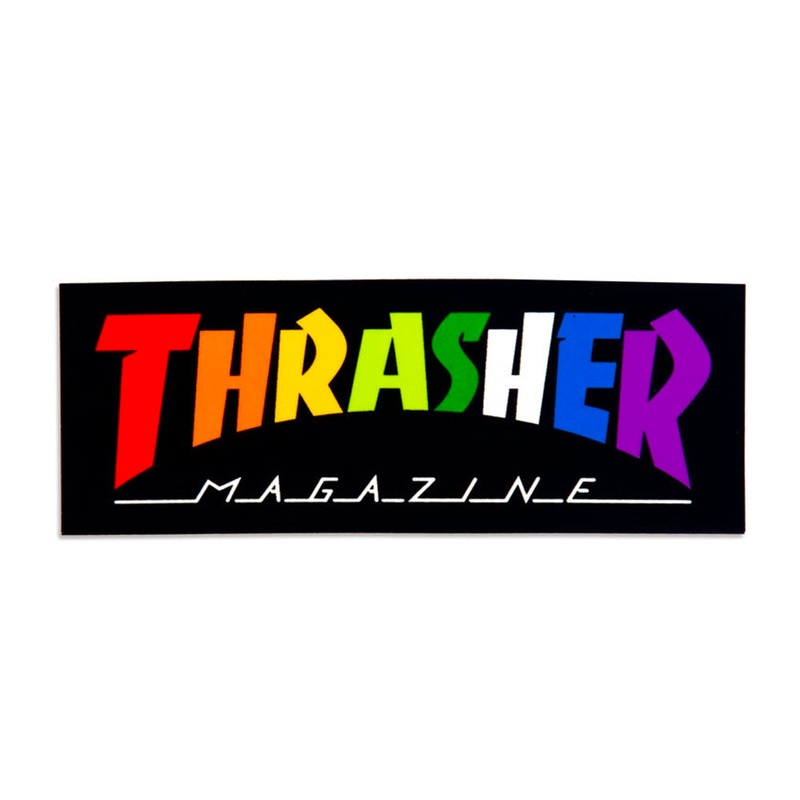 Thrasher Magazine Rainbow Sticker