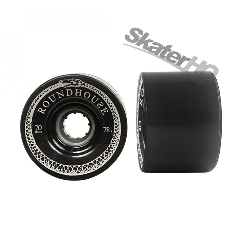 Carver Roundhouse 70mm/78A 4pk Wheels - Black