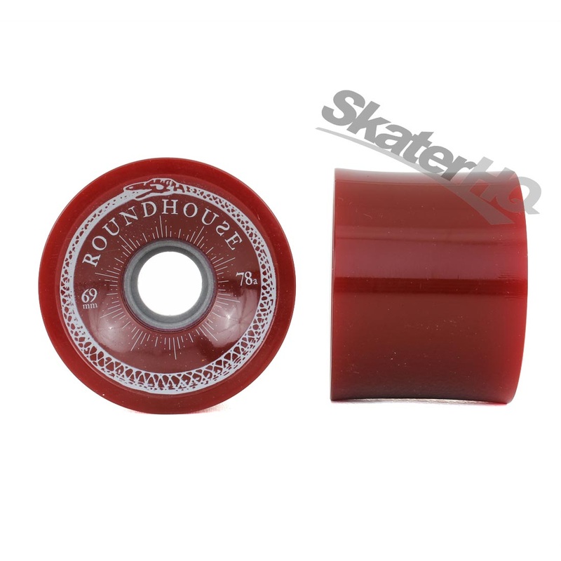 Carver Roundhouse Concave 69mm/78A 4pk - Burgundy